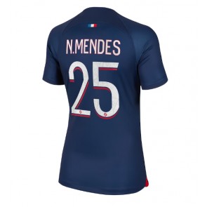 Lacne Ženy Futbalové dres Paris Saint-Germain Nuno Mendes #25 2023-24 Krátky Rukáv - Domáci